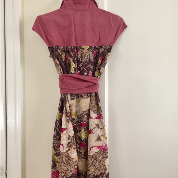 Cotton floral print dress - Picture 5 of 6